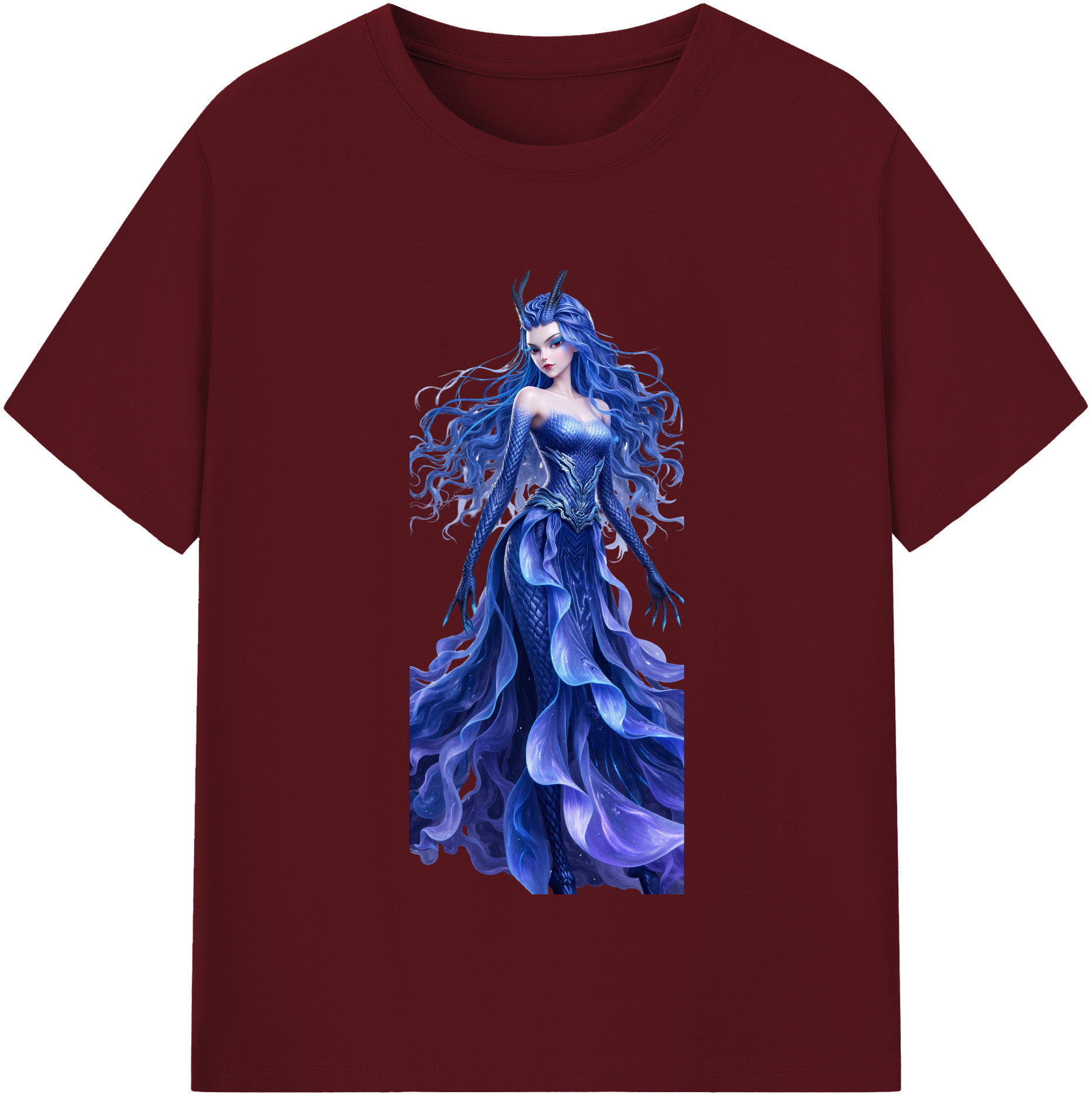 （画像用） Ne Zha 2 ナタ 魔童の大暴れ 綿100％半袖Tシャツ（フロントプリント）